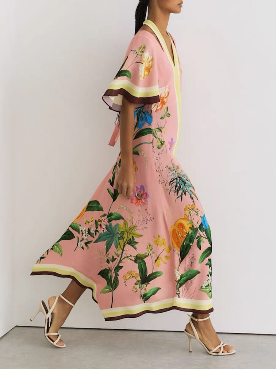 Georgette Printed Midi Dress