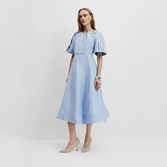 Cotton Linen Midi Dress