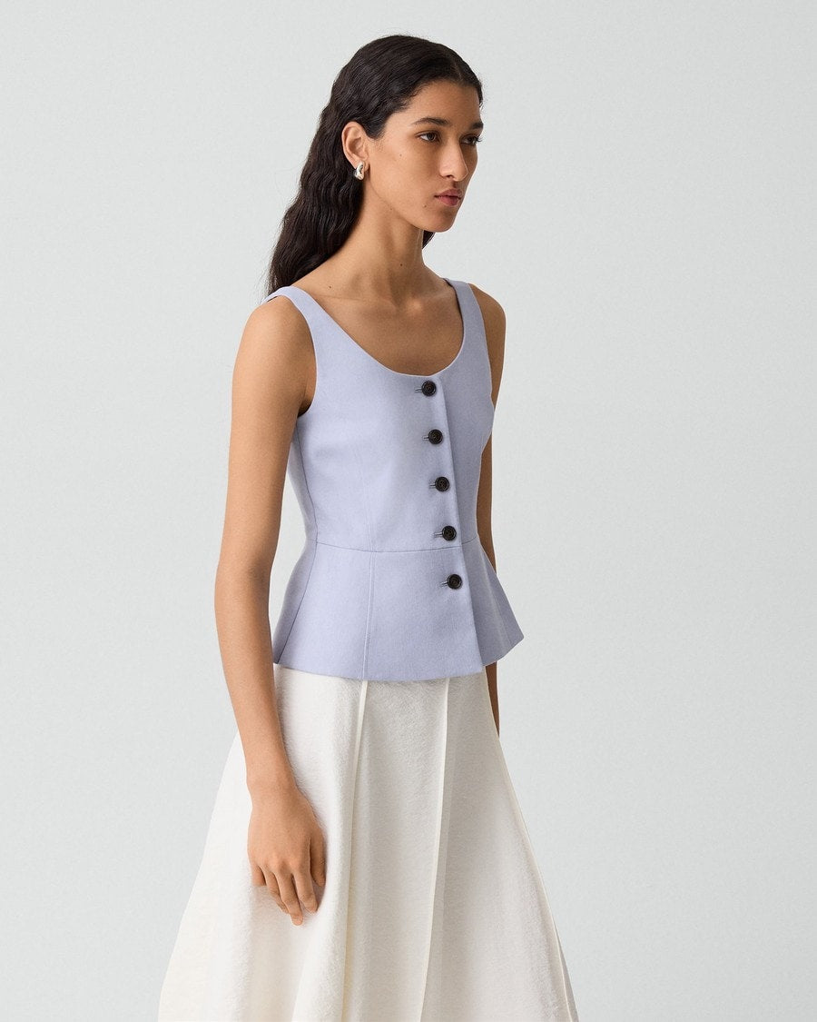 Viscose Linen Vest