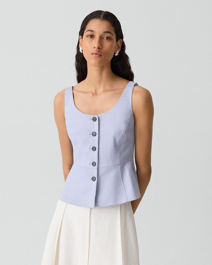 Viscose Linen Vest