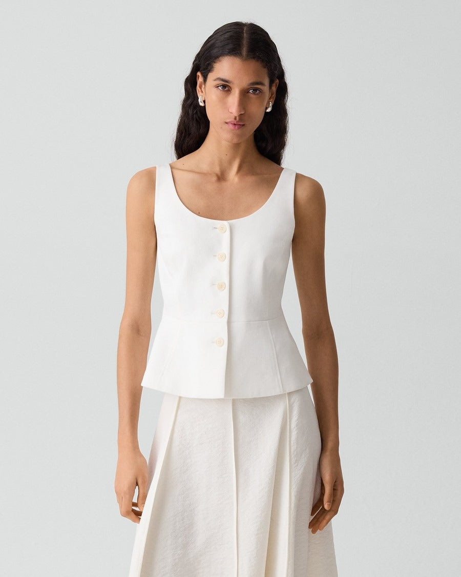 Viscose Linen Vest