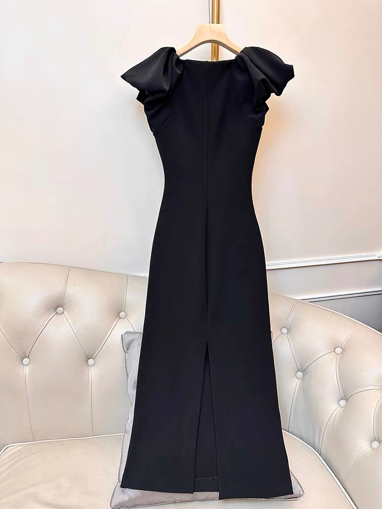 Flutter Sleeve BodyCon Dress