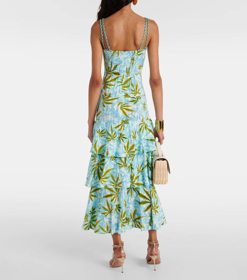 Cotton Tiered Maxi Dress