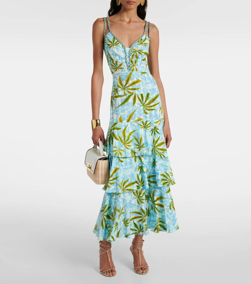 Cotton Tiered Maxi Dress