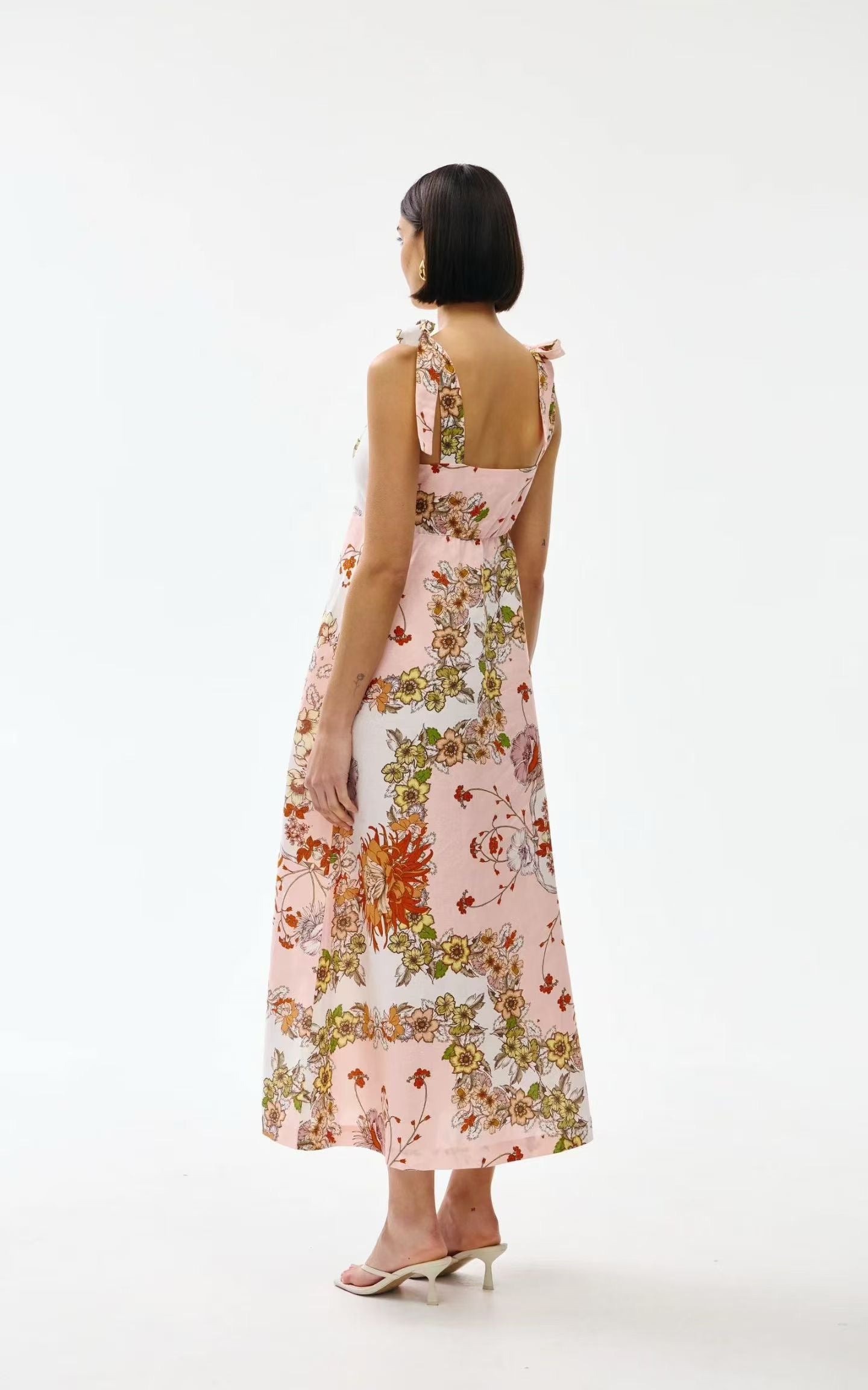 Linen Printed Dress