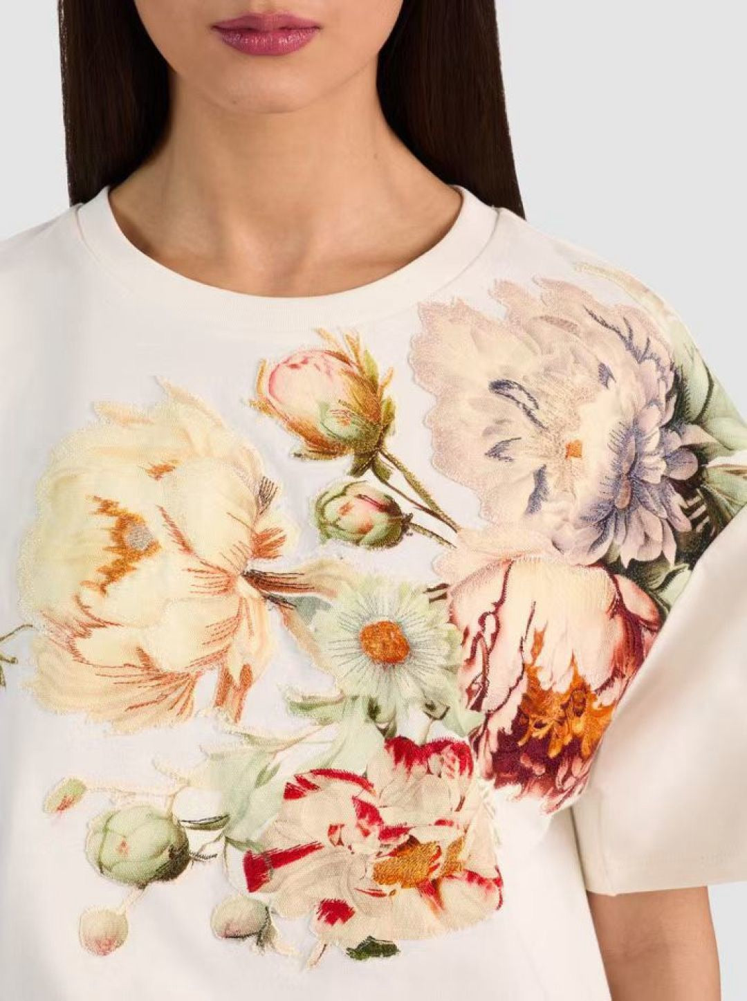 Appliqué Oversized Top