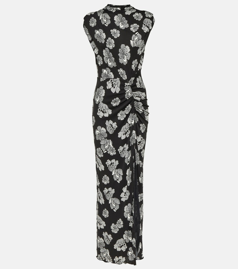 Viscose High-Neck Dress