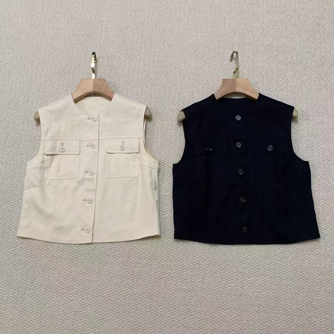 Linen Crop Top