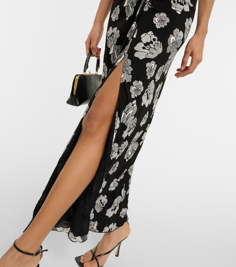 Viscose High-Neck Dress