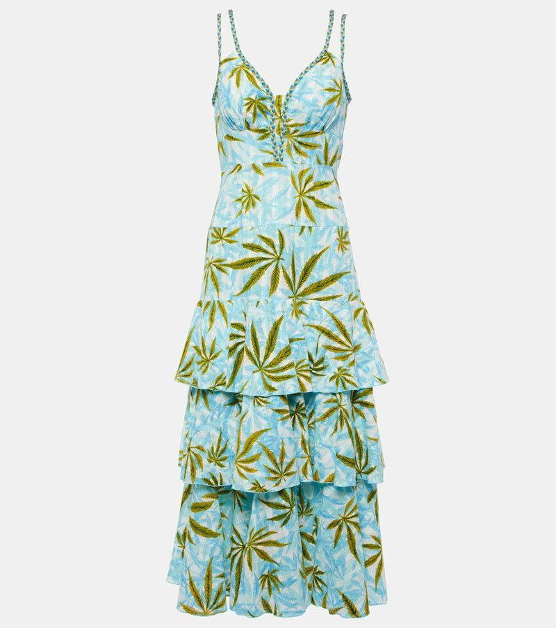 Cotton Tiered Maxi Dress