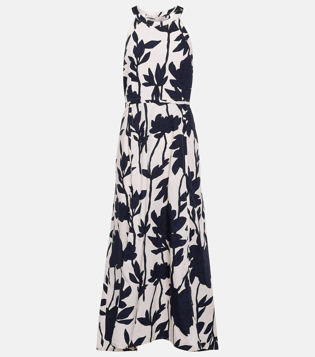 Cut-In Maxi Dress