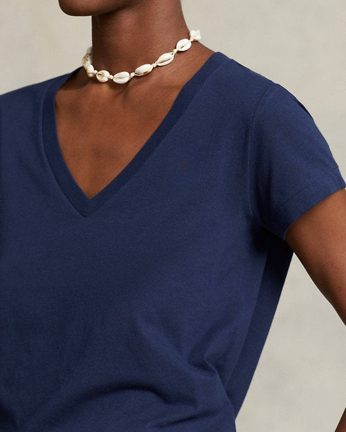 Cotton V-Neck Tee