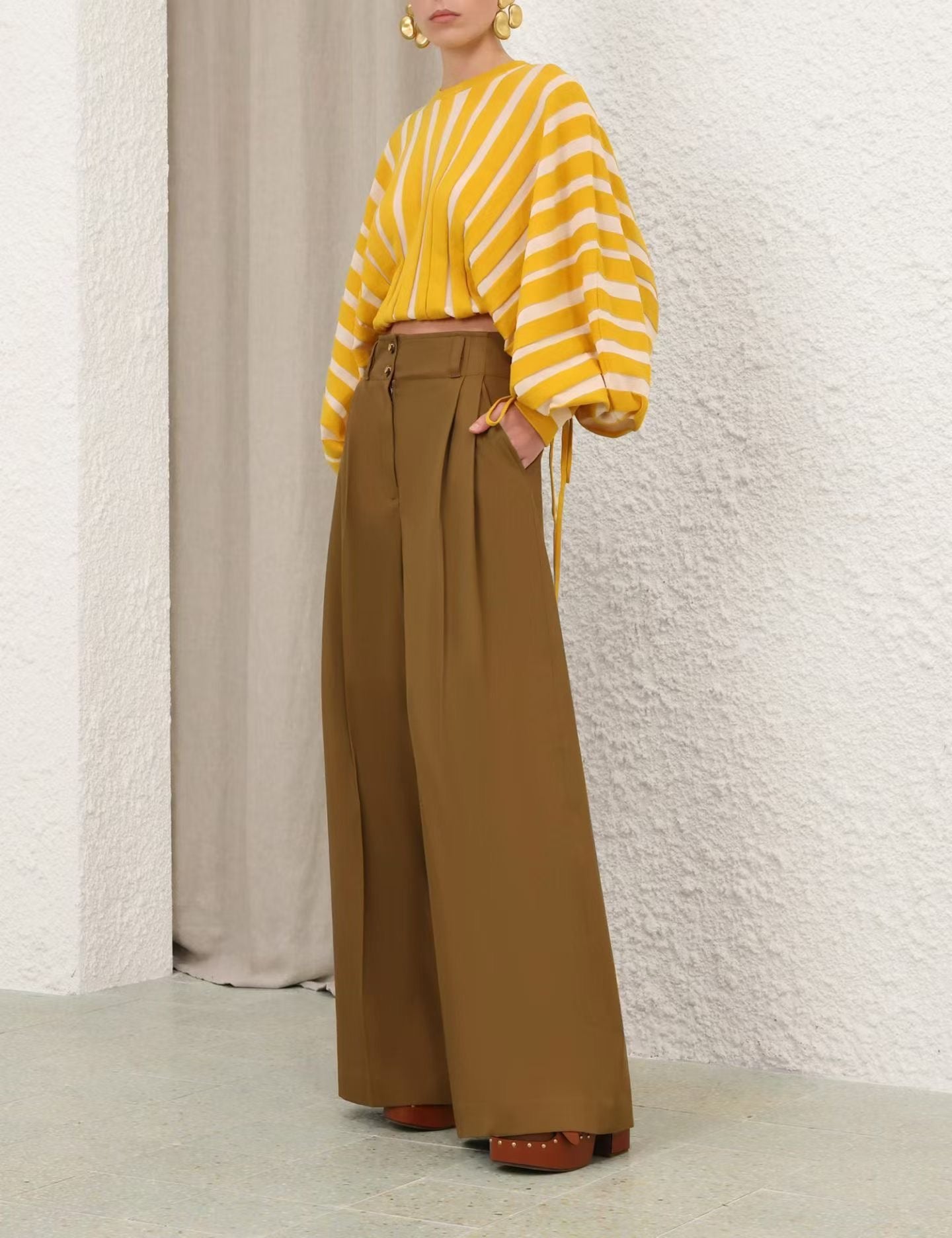 Striped Soft Knit Sweater