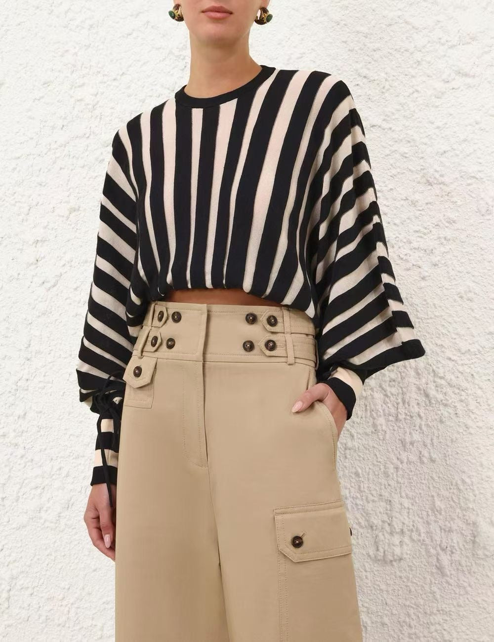 Striped Soft Knit Sweater