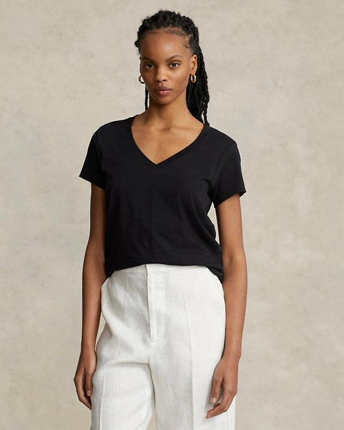 Cotton V-Neck Tee