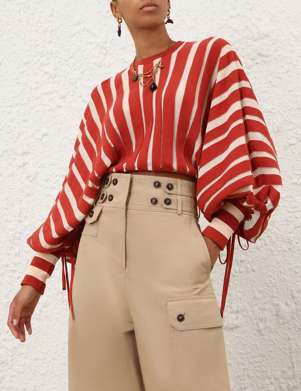 Striped Soft Knit Sweater