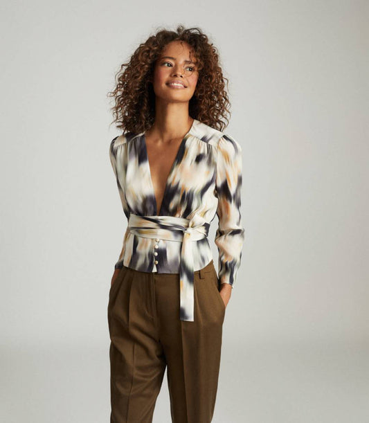 Viscose V-Neck Top