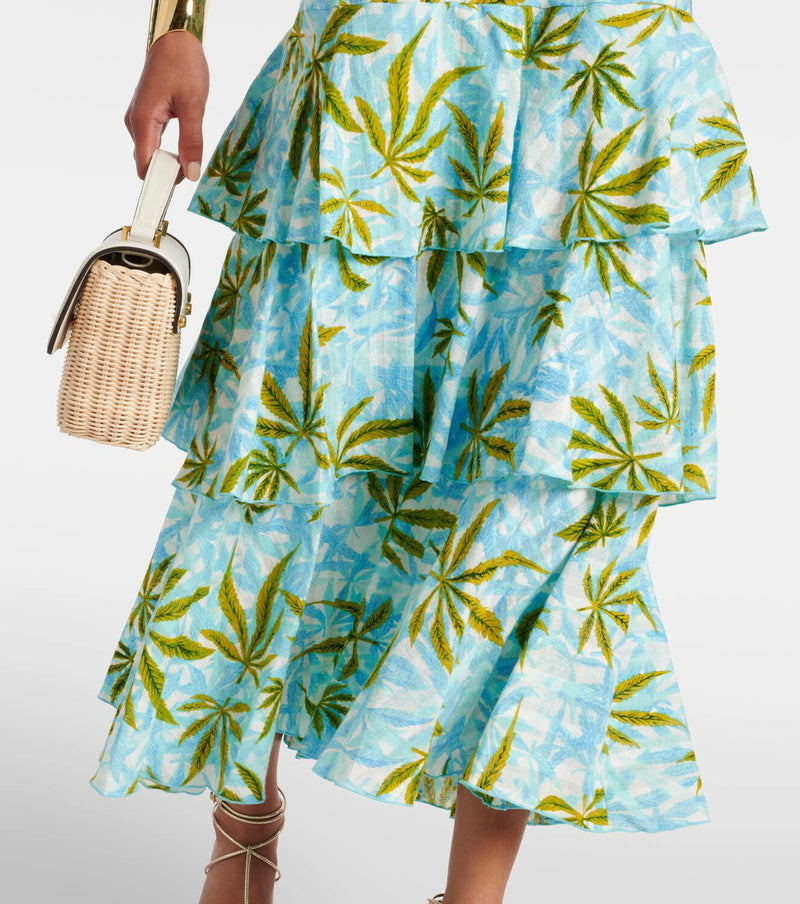 Cotton Tiered Maxi Dress