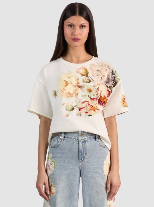 Appliqué Oversized Top