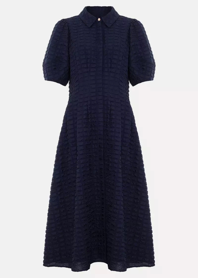 Textured Midi Dress