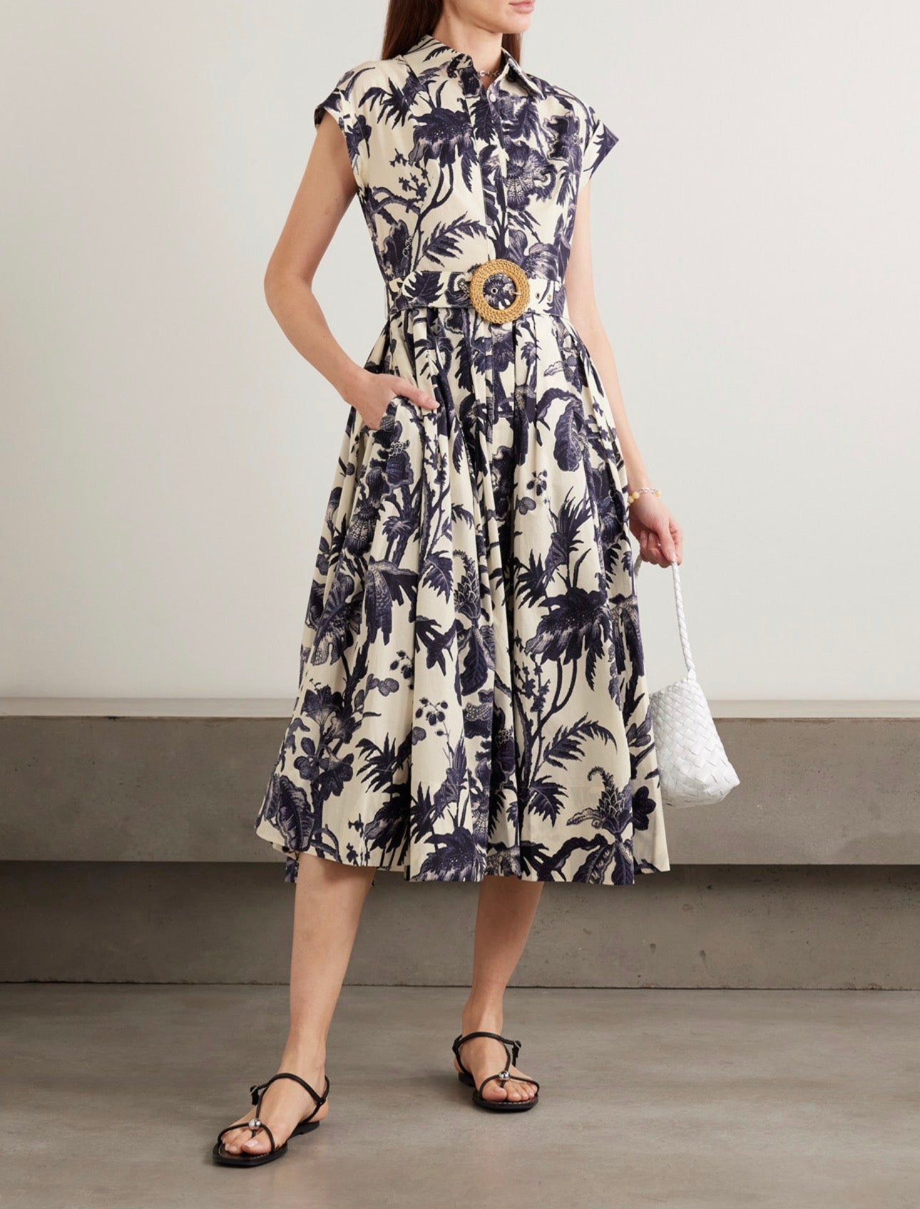 Cotton Floral Printed Dress