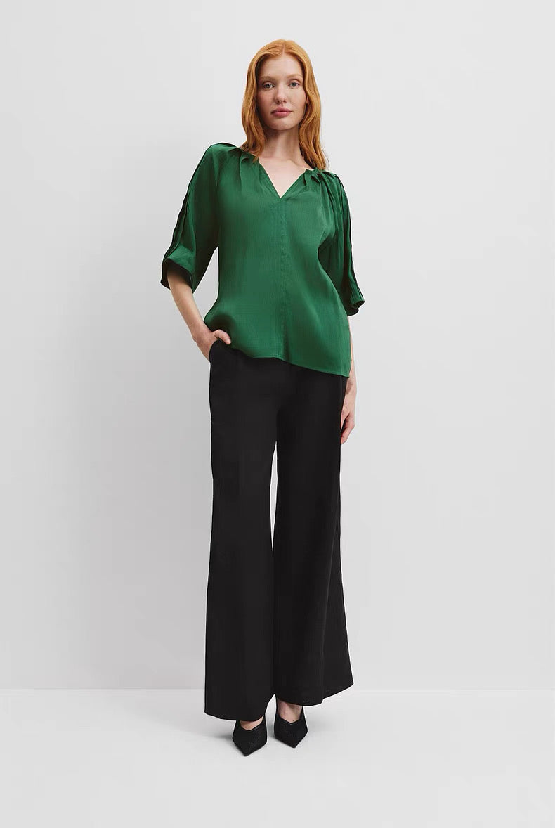 Silk Linen Top