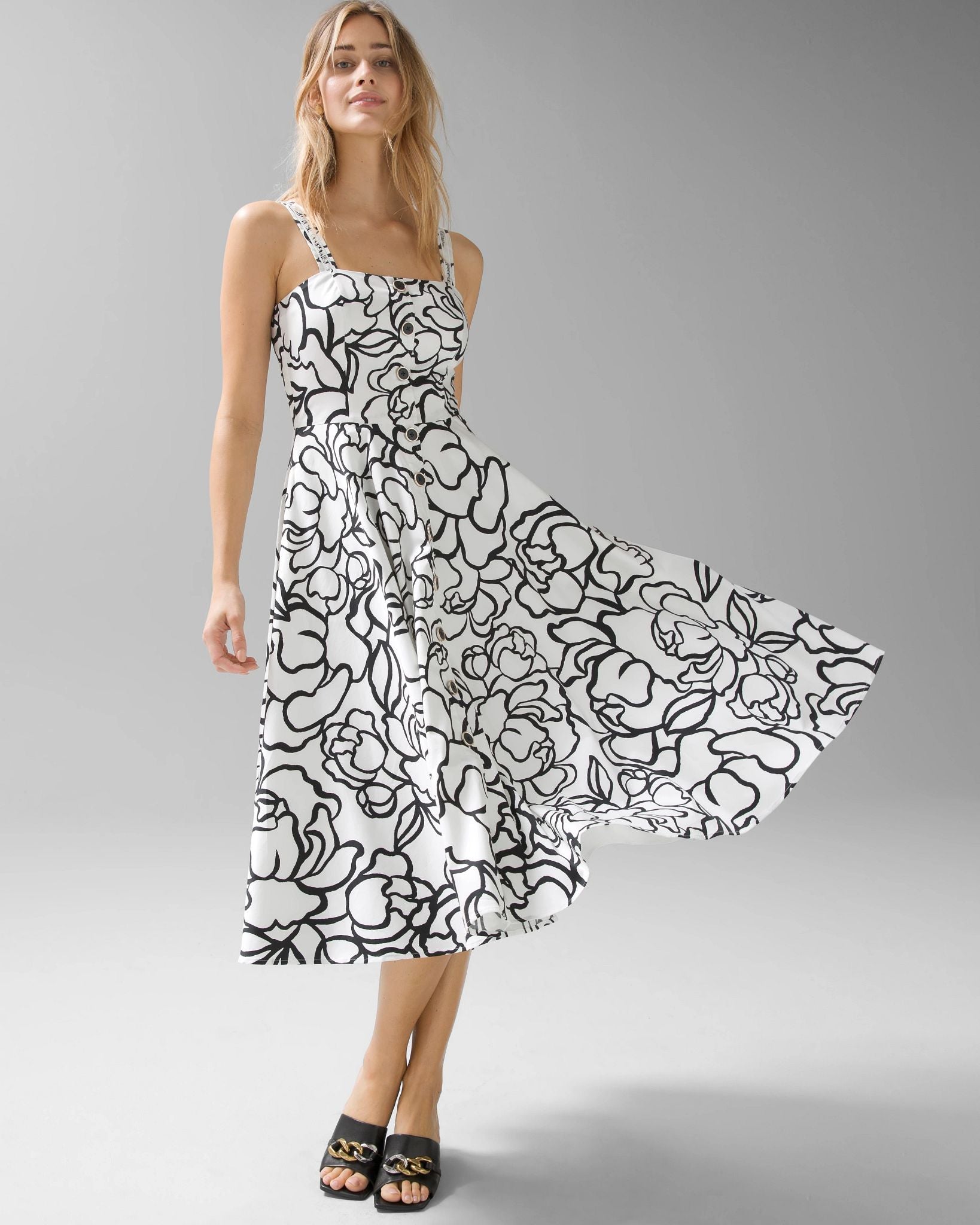 Cotton Fit & Flare Dress – Ashnature