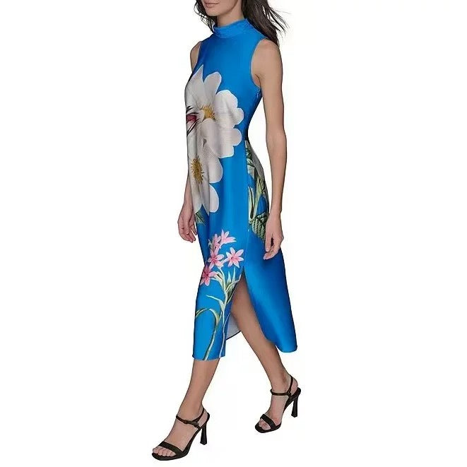 Sateen Midi Dress