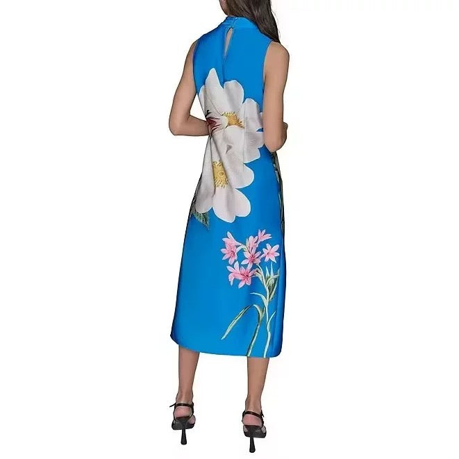 Sateen Midi Dress