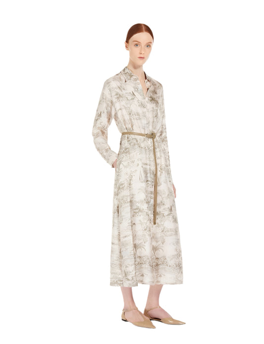 Silk Shirt Dress