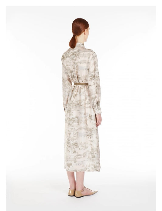Silk Shirt Dress