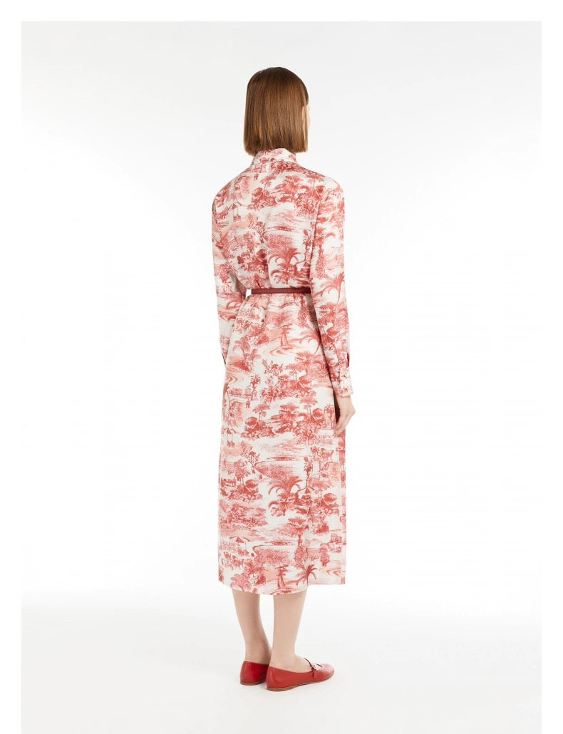 Silk Shirt Dress