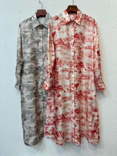 Silk Shirt Dress