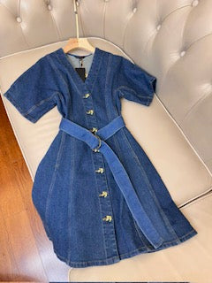 Denim Short Dress