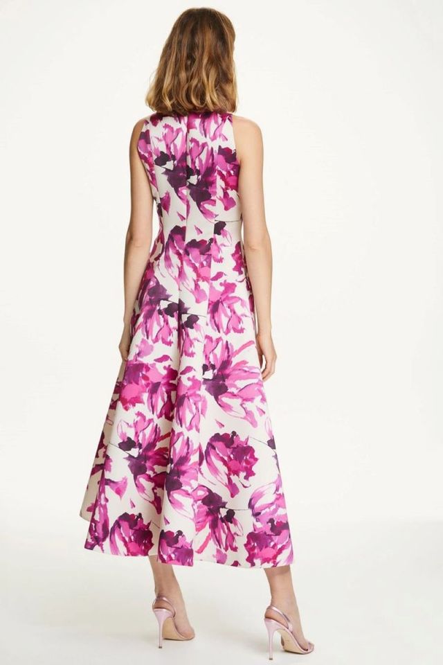 Printed Midi Dress