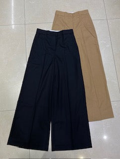 High-Waisted Flare Hem Pants