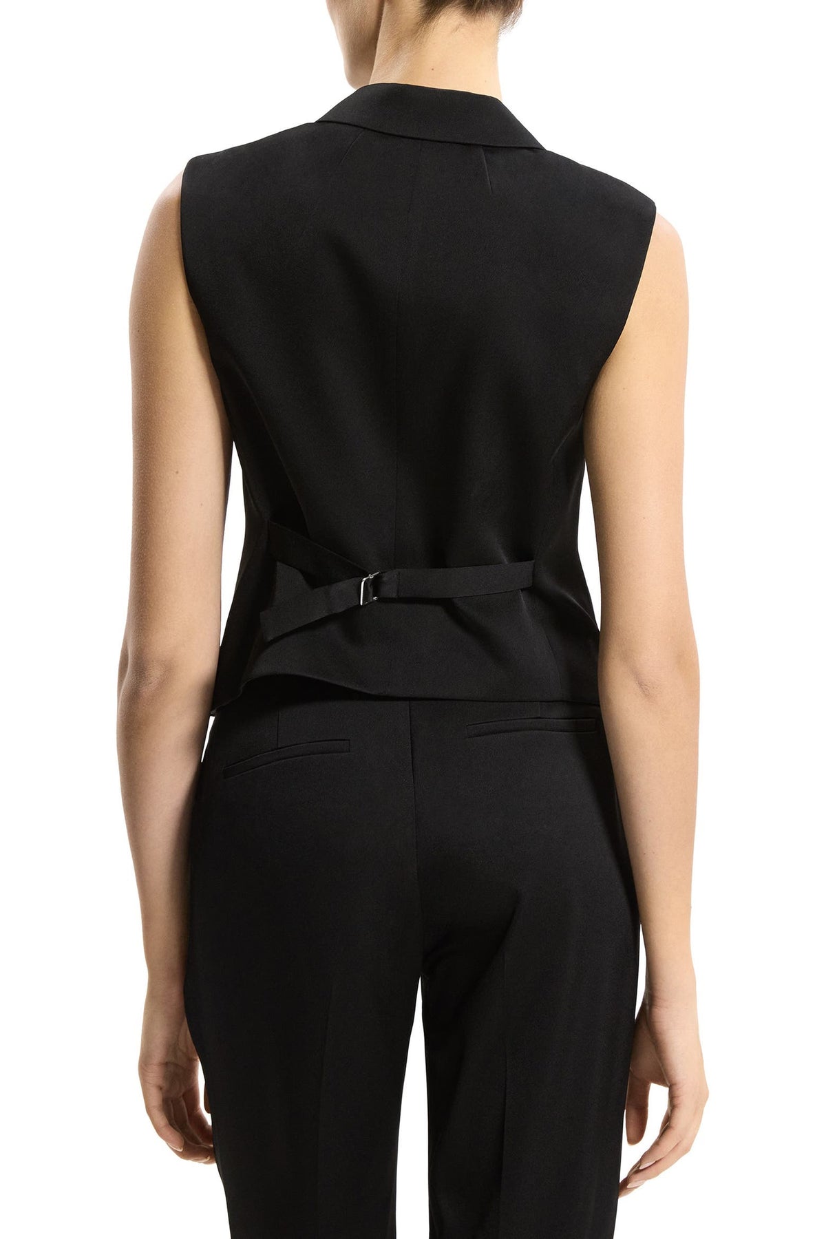 Satin Crepe Vest