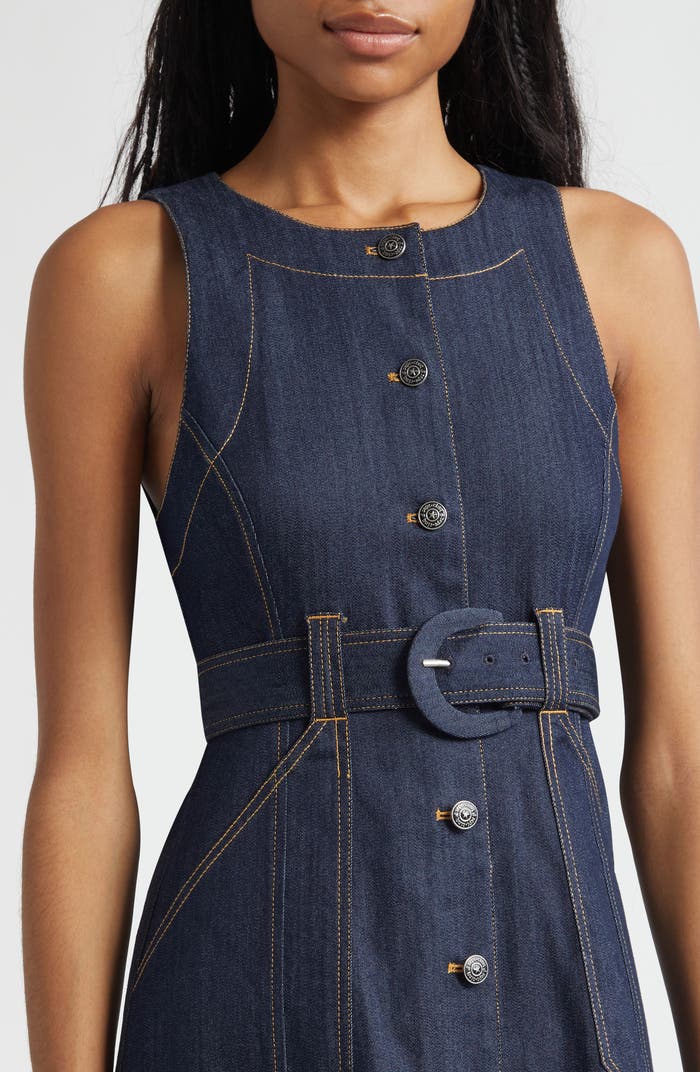 Denim Midi Dress