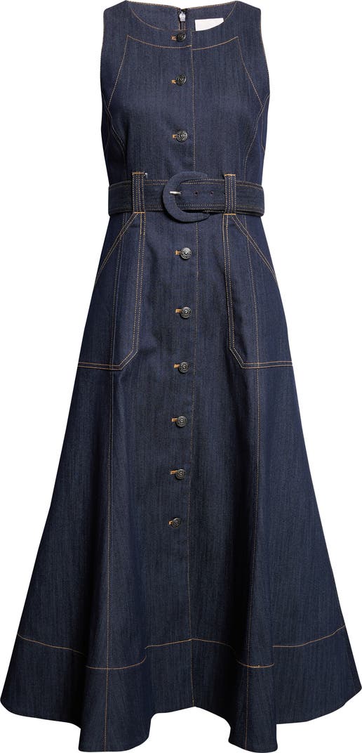 Denim Midi Dress