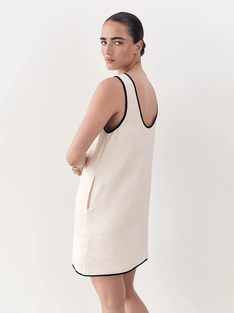 Linen Shift Dress
