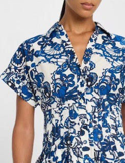Cotton Fit & Flare Mini Dress