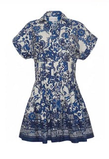 Cotton Fit & Flare Mini Dress