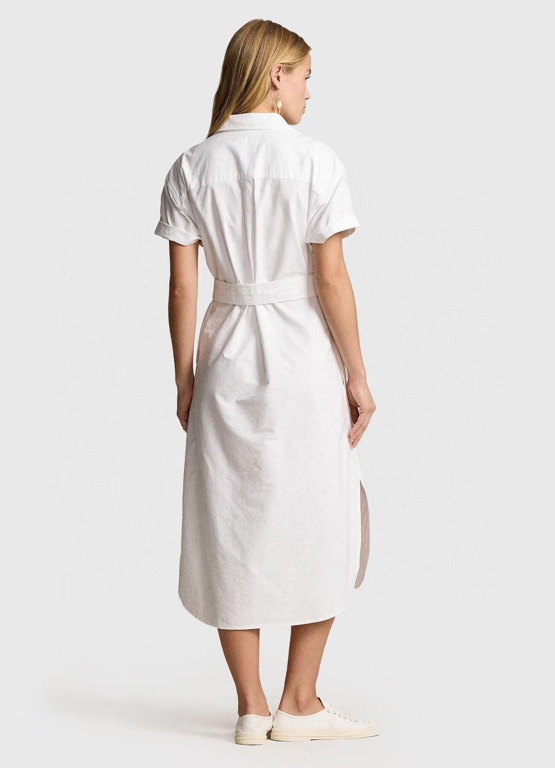 Oxford Midi Shirt Dress
