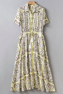 Soft Cotton Printed Dress