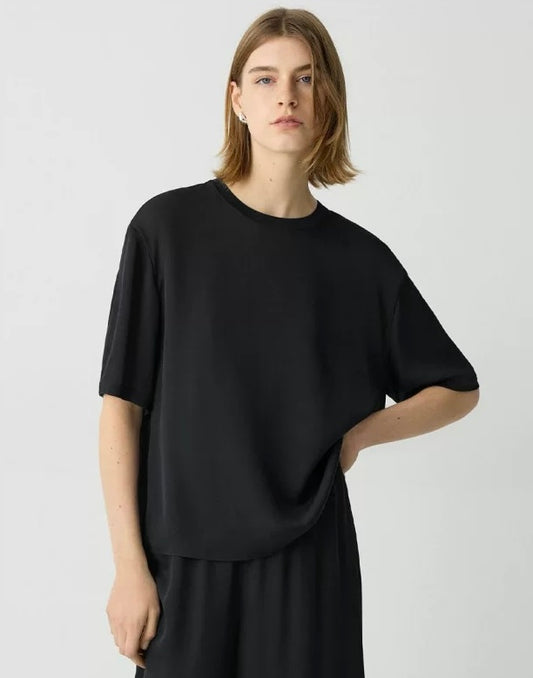 Silk Short Sleeve Top