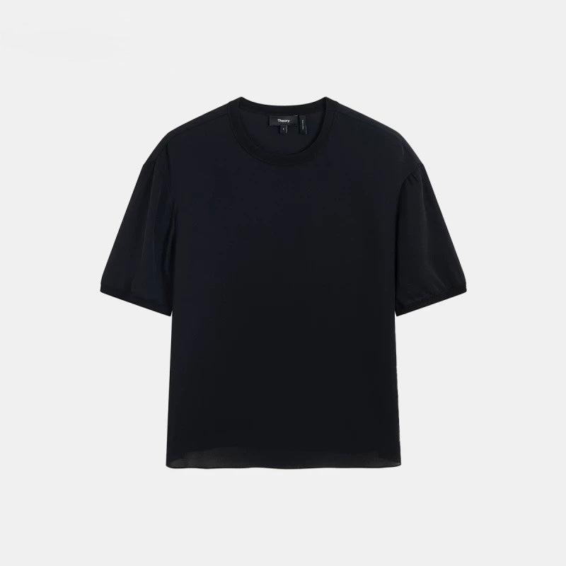 Silk Short Sleeve Top