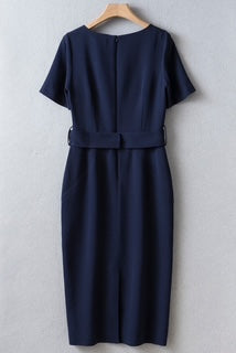 Belted Midi Dress