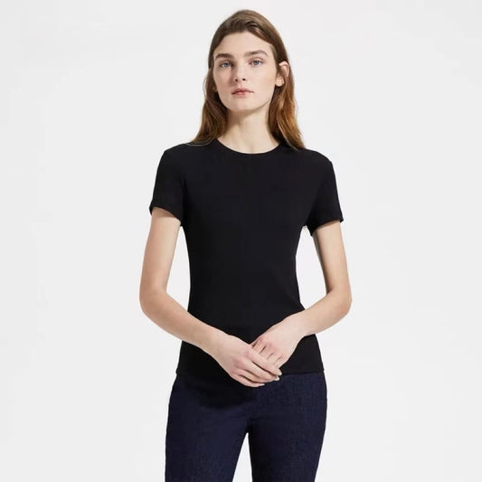 Cotton Ribbed Tee
