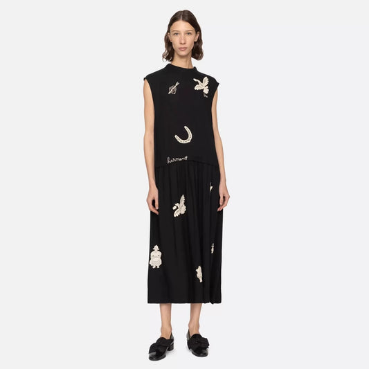 Viscose Embroidered Dress