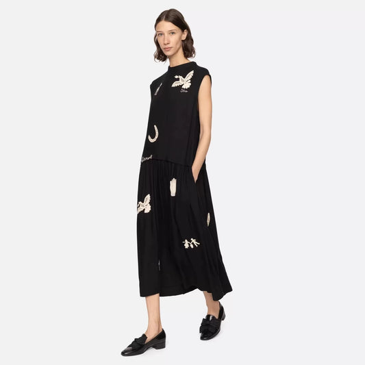 Viscose Embroidered Dress